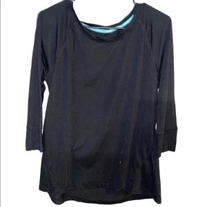 Women’s Calvin Klein Performance Black Long Sleeve athletic shirt Sz M